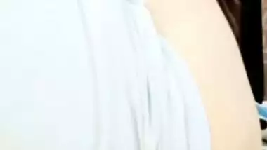 Gorgeous college girl naked big boobs show on video call