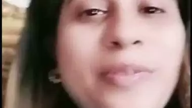 Beautiful wife shows boobs on video call to ex-lover