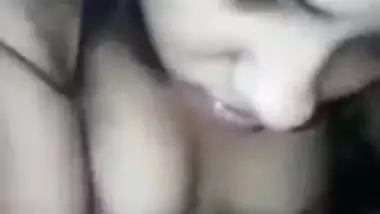 Village girl records her first sex MMS while riding a dick