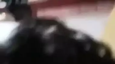 Girl riding, friends recording them clearly talking