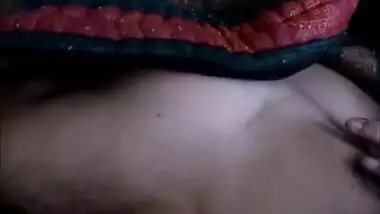 Desi preggo parwati with her husband showing swollen belly and milky tits part- 6