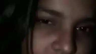 Boyfriend wants Indian girl to show tits and pussy before going to bed