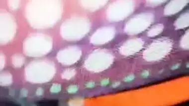 Desi is captured with neighbor's finger in twat and XXX tool in mouth