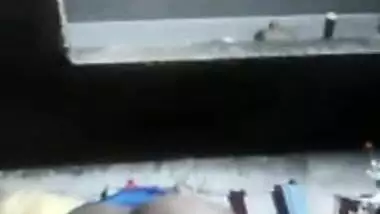 Village wife showing her black ass