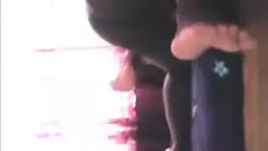 Real MMS video of horny Desi man drilling XXX pussy of call girl