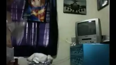 Cute Desi Girlfriend Records Her Tease Video For BF