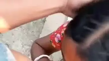 Outdoor XXX coupling with sful Desi slut who likes to suck dick