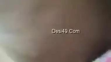 Naked Desi bombshell gently massages her XXX vagina in the bedroom