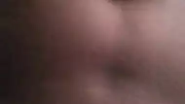 Desi chick takes clothes off revealing XXX sized boobies on camera