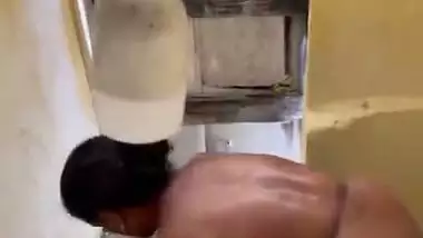 Mature big ass mom ready to take naked bath