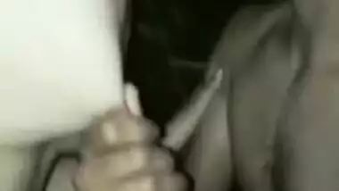 Man kisses the Indian and touches tits turning her on before sex