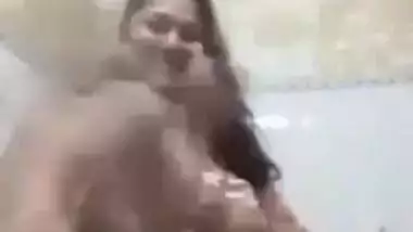 Desi aunty boob show video call