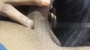 Mature aunt records her blowjob MMS sucking a young dick