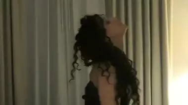 11 inch BBC. You can see the fear in her eyes as he plows her with it.