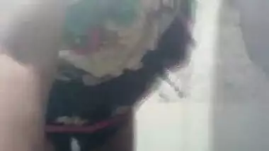 Local sexy boudi from Bangladesh in saree fingering yoni