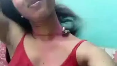 Desi village girl selfie video making