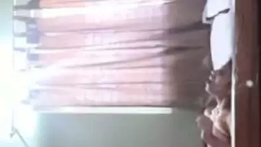 Young lovers homemade sex in missionary style