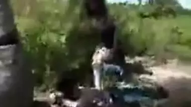 Tamil school girl fuck outdoor as real slut and caught on cam. Desi mms