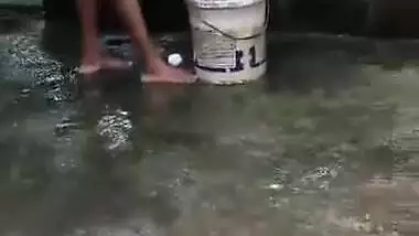 Beautiful Babe was Secretly Recorded by Her Neighbour while Having a Bath