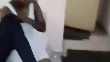 Curvy Sri Lankan Cutie with Big Round Boobs was Recorded After a Good Fuck by Her BF in a Hotel Room