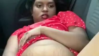 Shhh, daddy can't find out i use his car to play with my dildo... Almost caught by a couple, i wish