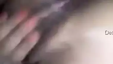 Single Indian girl masturbates XXX flower when there is no possibility to have sex