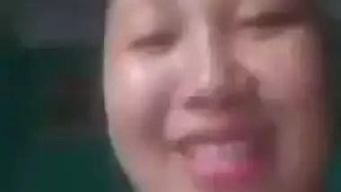 Big boob milf shows her body on video call in Nepali porn