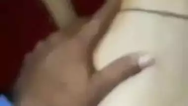 Boy makes an amateur MMS video of fucking the Desi charmer's XXX hole