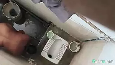 XXX clip of village aunty taking bath in outdoor taken on her son