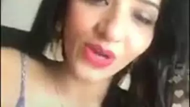 Monalisa Instagram Live with her ID, Cleavage in Nighty ,Big Melons