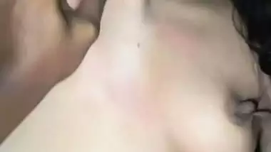 Indian wife Sarkari Farhan sucking dick of husband