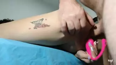 I cheating on my husband with my neighbor, screaming from strong orgasm, cum in pussy, deepthroat.