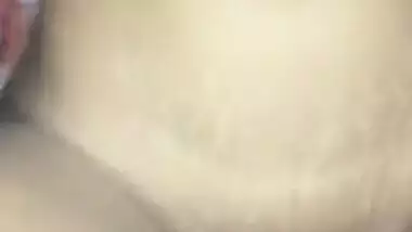 Naked Desi chick hides her face when taking XXX dick for the cam