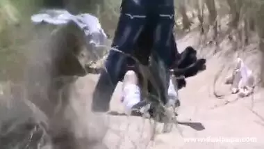 Desi girlfriend couple outdoor