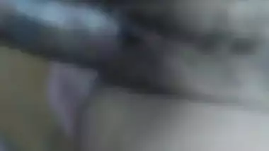 Safe sex is the main XXX priority of Desi girl with well-groomed twat