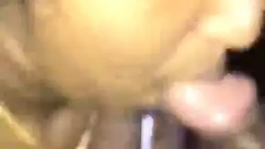 Beautiful and Shy Sri Lankan Girl Giving a Sensual Blowjob to Her Boyfriend